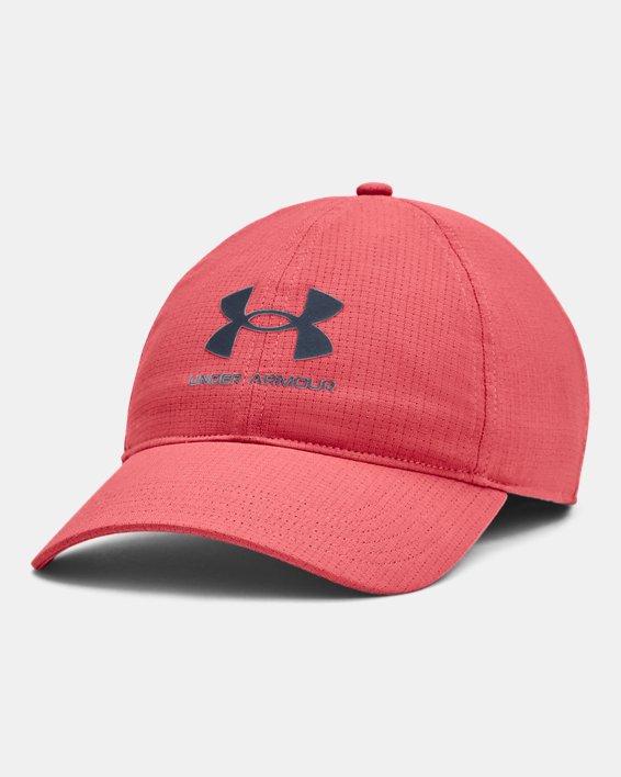 Men's UA Iso-Chill ArmourVent™ Adjustable Hat, Red, pdpMainDesktop image number 0